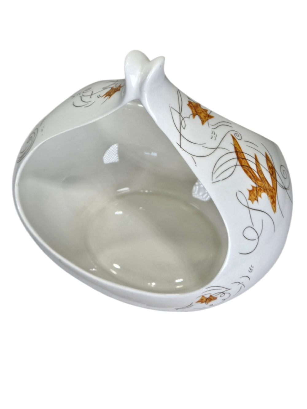 Vintage Hallcraft by Eva Zeisel Arizona Pattern Mid Century Gravy Bowl - Picture 3 of 8